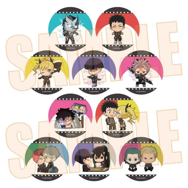 (1BOX=10)(Goods - Badge) Kaiju No. 8 Trading Button Badge Petit Memo!