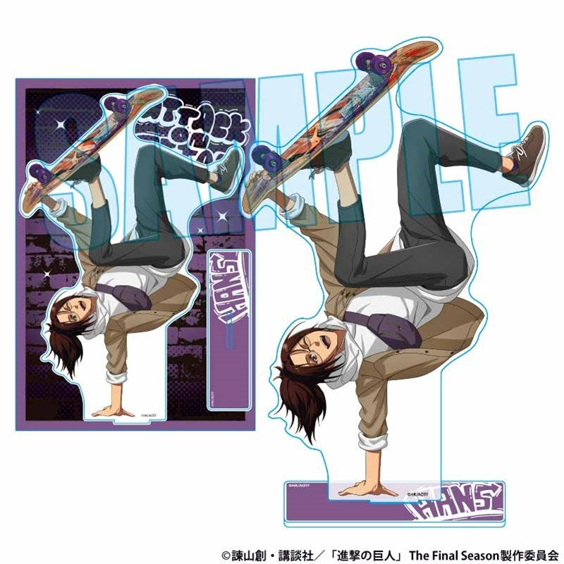 (Goods - Acrylic Stand) Attack on Titan MEGA Acrylic Stand Hange Zoe Skater ver.