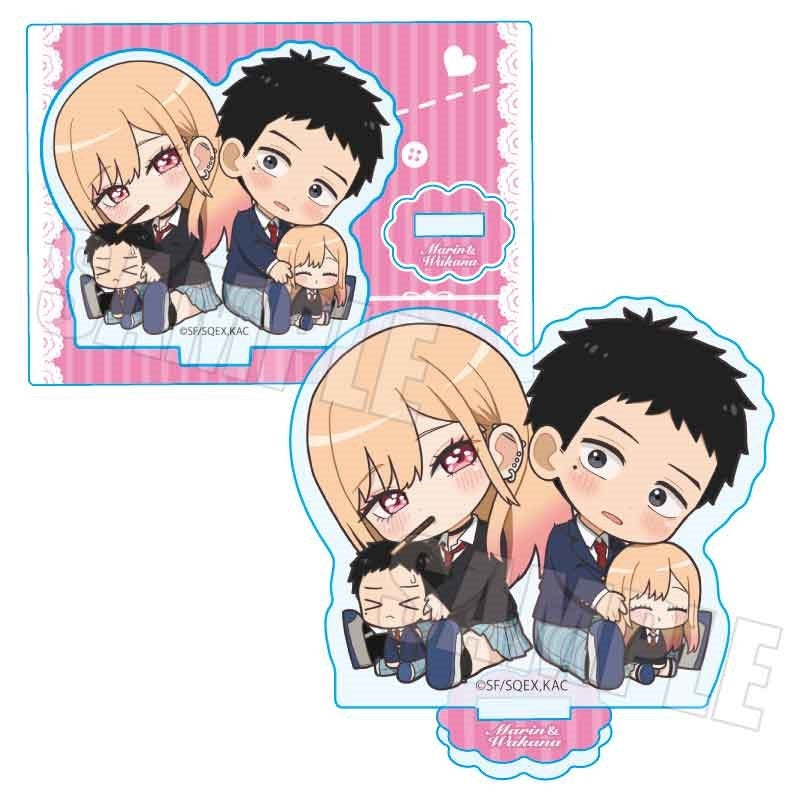 (Goods - Acrylic Stand) TV Anime - My Dress-Up Darling Season 2 Gyugyutto Mini Stand Part 2 Marin & Gojo