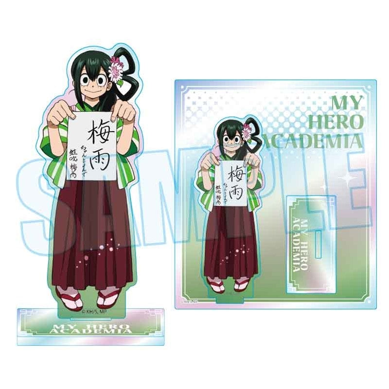 (Goods - Stand Pop) My Hero Academia Iridescent Acrylic Stand Tsuyu Asui New Year's Calligraphy ver.