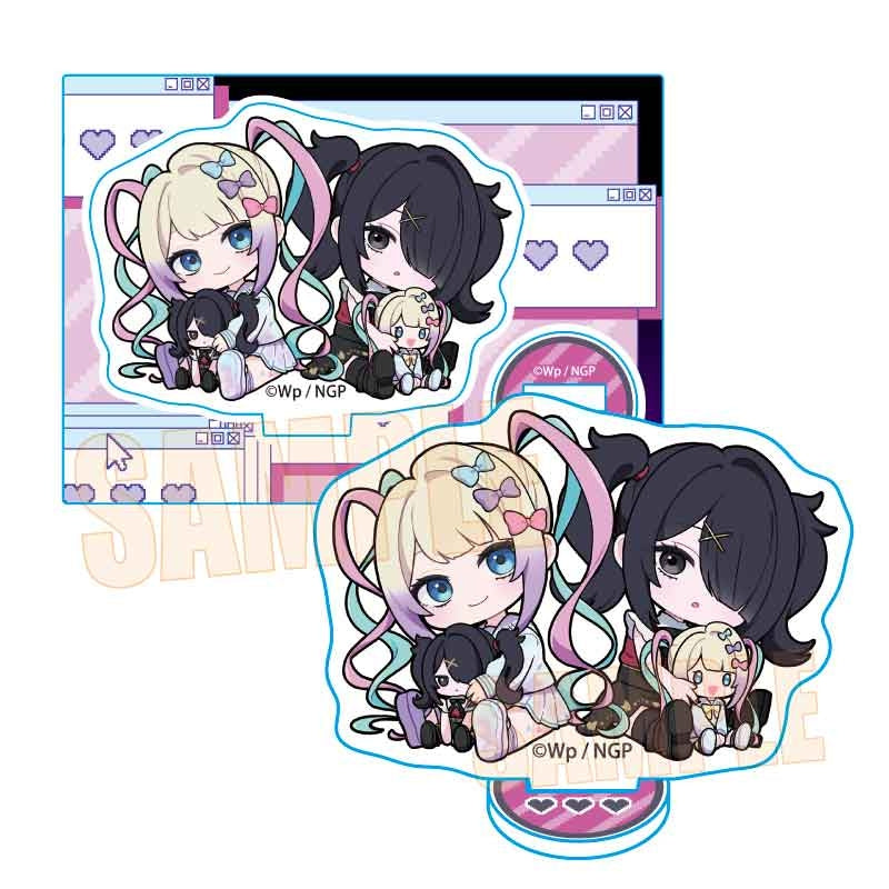 (Goods - Acrylic Stand) Anime NEEDY GIRL OVERDOSE Gyugyutto Mini Stand OMGkawaiiAngel & Ame-chan