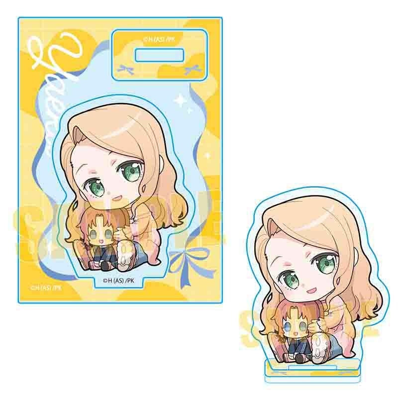 (Goods - Stand Pop) TV Anime Botan Kamiina Fully Blossons When Drunk Gyugyutto Hug Mini Stand Yaeka Kitamori