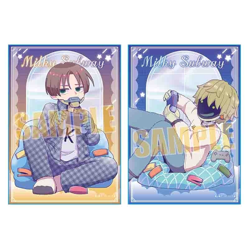 (Goods - Poster) Anime "Milky Subway" Rakupita Poster Kurt & Max (Pajama Party)
