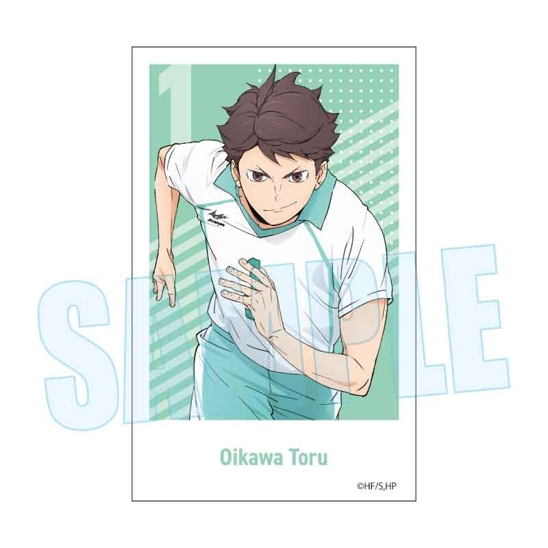(1BOX=8)(Goods - Sticker) Anime Haikyu!! Trading Sticker 10th Anniversary Event Visual