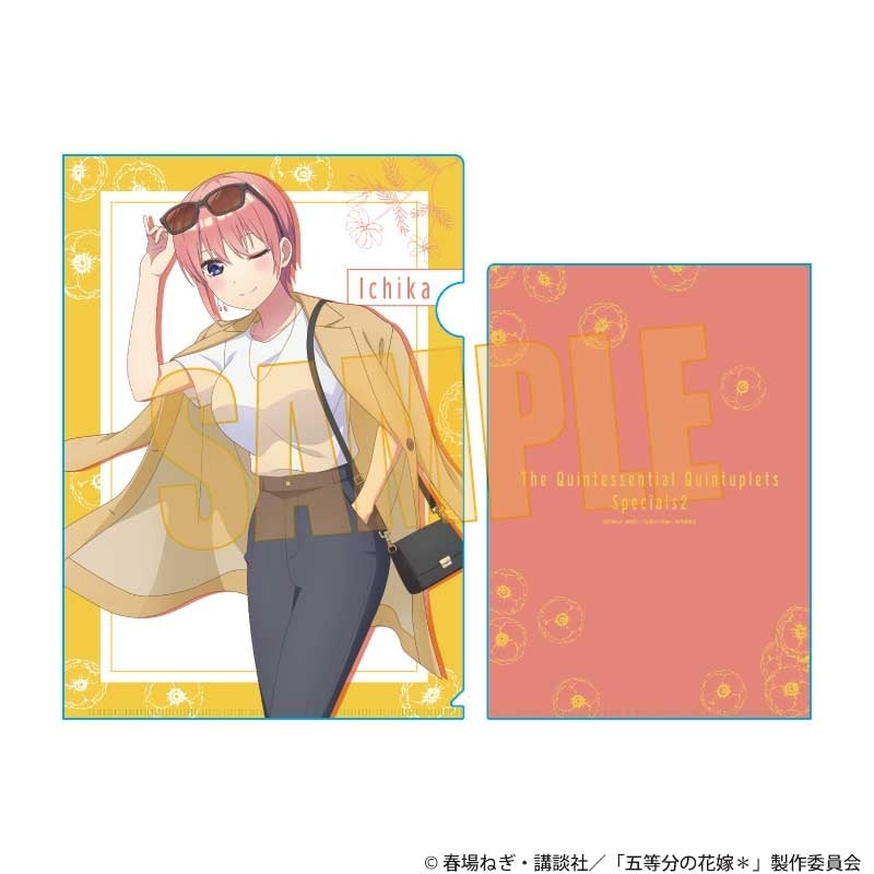 (Goods - Clear File) The Quintessential Quintuplets* Clear File Ichika Nakano Still Together 5 Years Later ver. (animate Advance Sales)