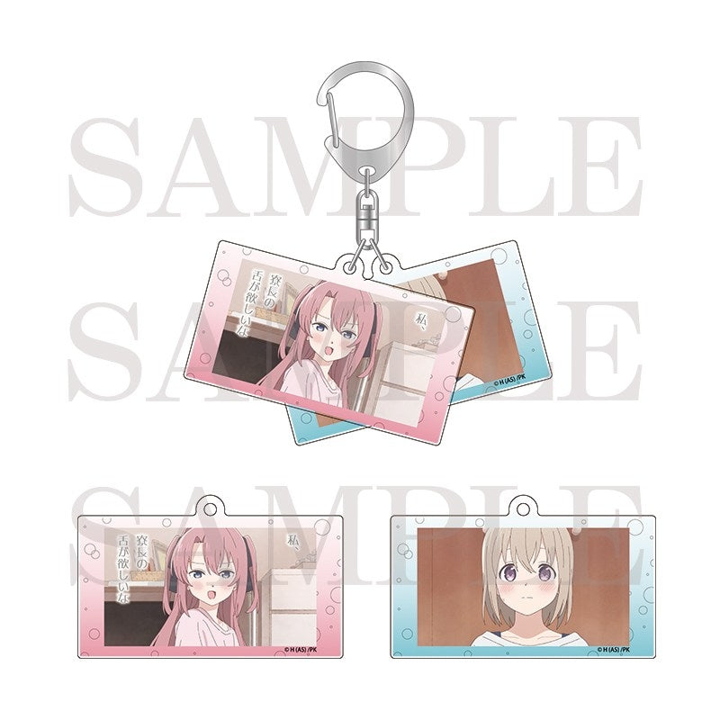 (Goods - Keychain) Kamiina Botan Fully Blossoms When Drunk Slide Acrylic Keychain Ep. 1