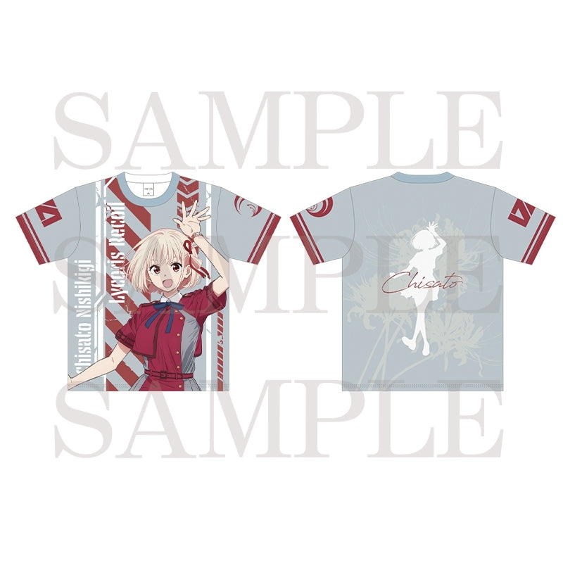 (Goods - Shirt) Lycoris Recoil Full Graphic T-shirt Chisato Nishikigi (XL)