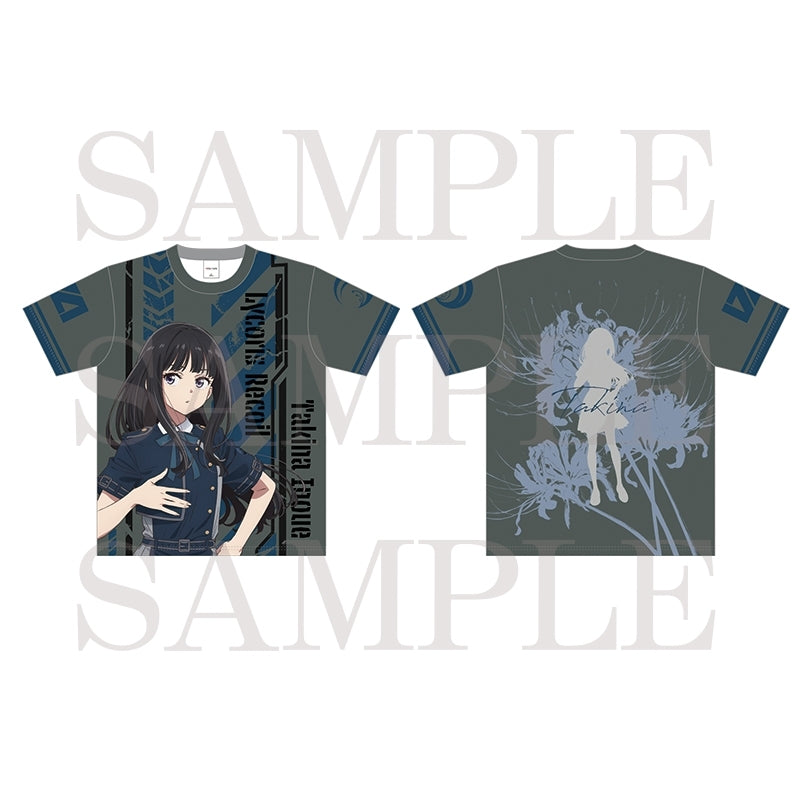 (Goods - Shirt) Lycoris Recoil Full Graphic T-shirt Takina Inoue (L)