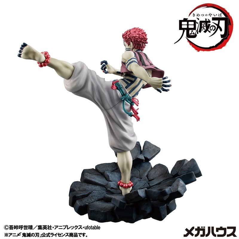 (Figure) Demon Slayer: Kimetsu no Yaiba Upper Rank 3 Akaza G.E.M. Series Complete Figure (Re-release)