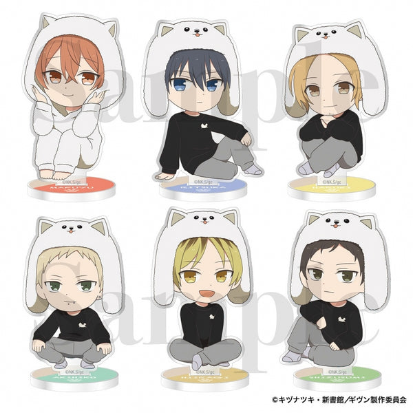 (1BOX=6)(Goods - Stand Pop) Given The Movie Hiiragi mix Trading Mini Acrylic Stand 6 Types Total