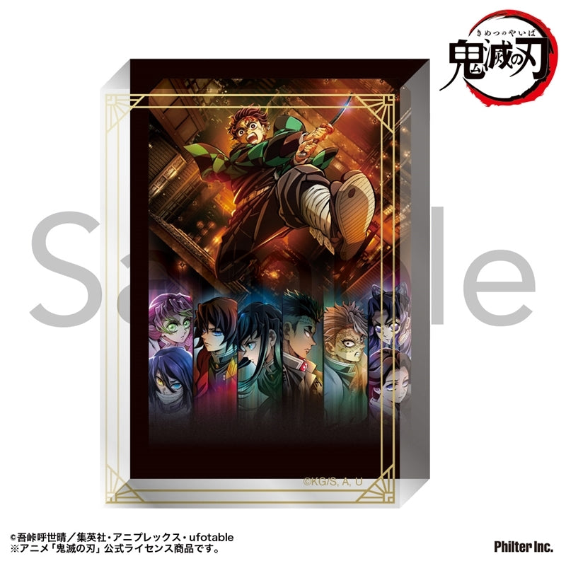 (Goods - Ornament) TV Anime Demon Slayer: Kimetsu no Yaiba Acrylic Block Inifity Castle Arc Teaser Visual