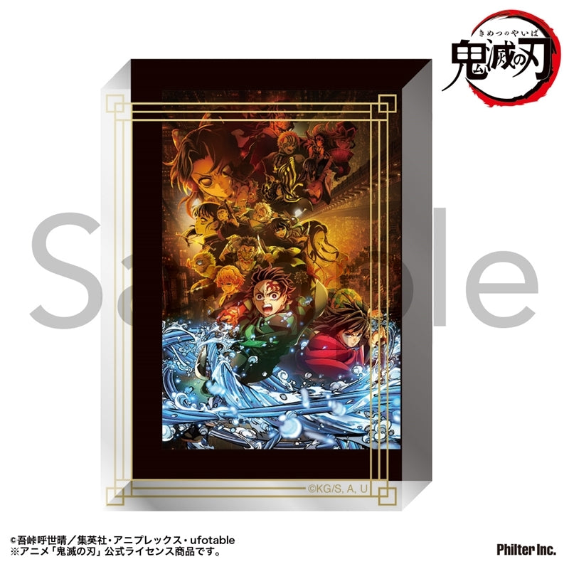 (Goods - Ornament) TV Anime Demon Slayer: Kimetsu no Yaiba Acrylic Block Infinity Castle Arc Key Visual