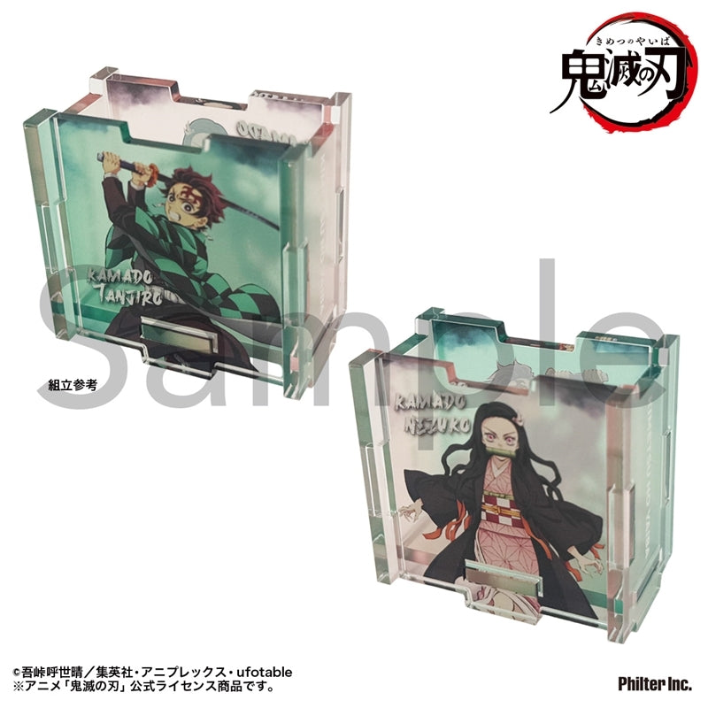 (Goods - Container) TV Anime Demon Slayer: Kimetsu no Yaiba Acrylic Container Tanjiro Kamado & Nezuko Kamado
