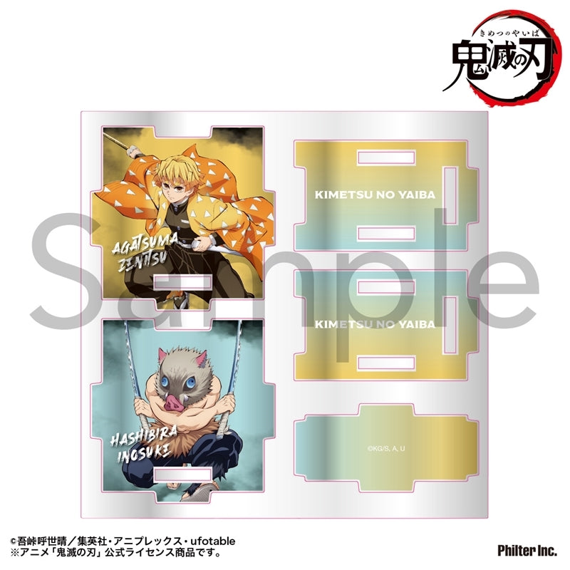 (Goods - Container) TV Anime Demon Slayer: Kimetsu no Yaiba Acrylic Container Zenitsu Agatsuma & Inosuke Hashibira