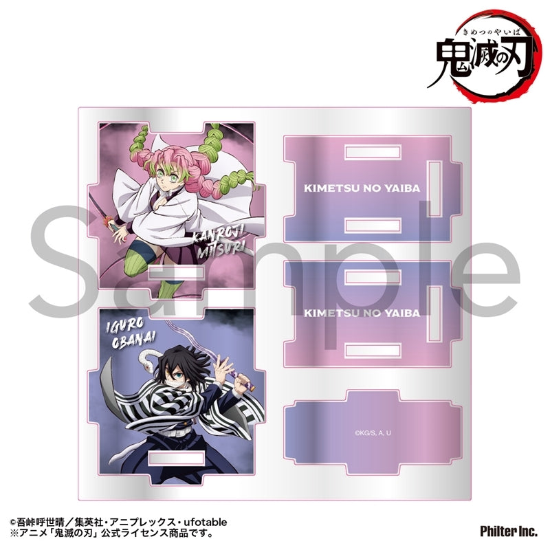 (Goods - Container) TV Anime Demon Slayer: Kimetsu no Yaiba Acrylic Container Mitsuri Kanroji & Obanai Iguro