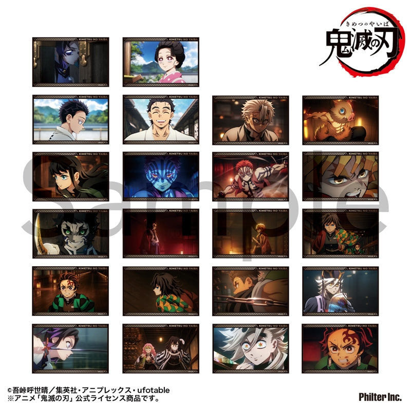 (1BOX=11)(Goods - Bromide) TV Anime Demon Slayer: Kimetsu no Yaiba Trading Mini Bromide 22 Types Set of 2 Infinity Castle