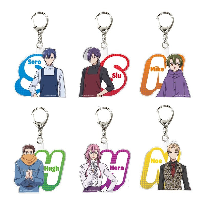 (1BOX=6)(Goods - Keychain) TV Anime - The Daily Life of a Part-time Torturer Trading Initial Keychain 6 Types