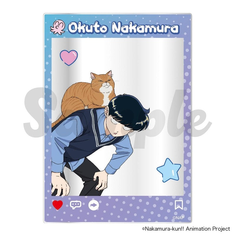 (Goods - Card) TV Anime Go for It, Nakamura! Acrylic Card Okuto Nakamura