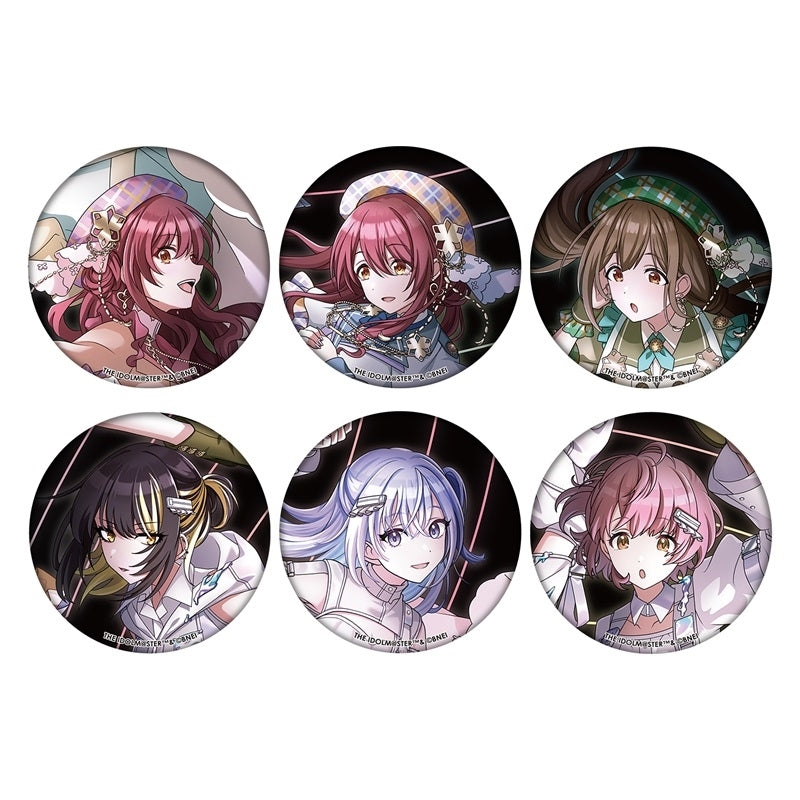 (1BOX=6)(Goods - Badge) THE IDOLM@STER SHINY COLORS "Enkan -Halo around-" 03 Button Badge (Complete Set)
