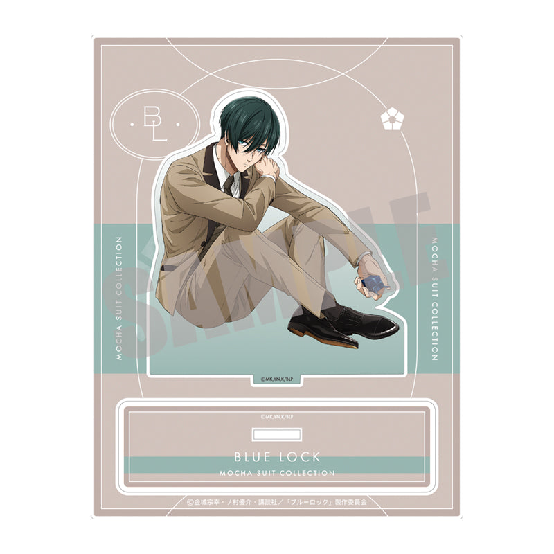 (Goods - Acrylic Stand) Blue Lock Big Acrylic Stand Rin Itoshi MOCHA SUIT ver.