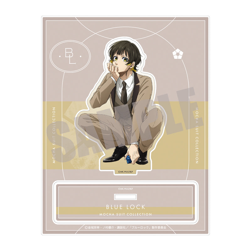 (Goods - Acrylic Stand) Blue Lock Big Acrylic Stand Meguru Bachira MOCHA SUIT ver.
