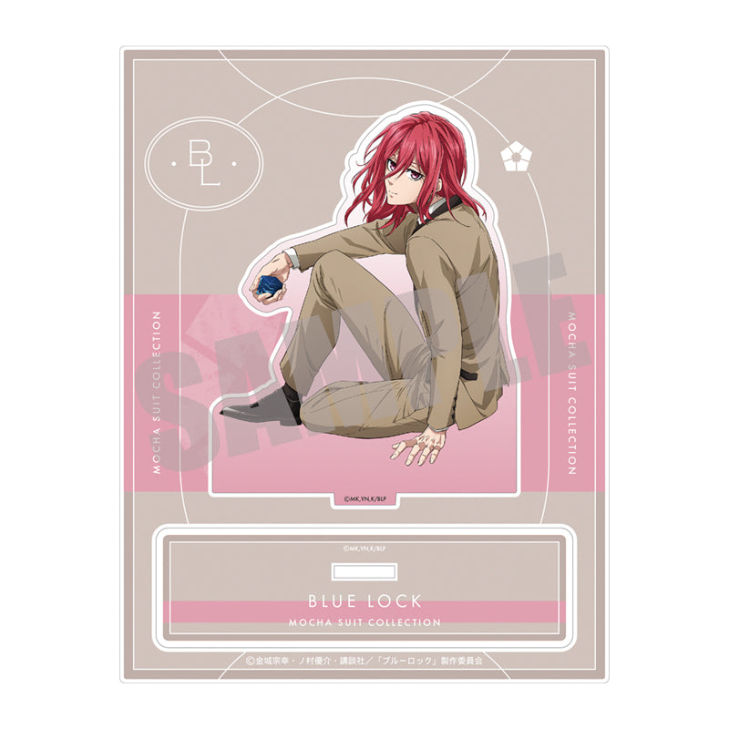 (Goods - Acrylic Stand) Blue Lock Big Acrylic Stand Hyoma Chigiri MOCHA SUIT ver.