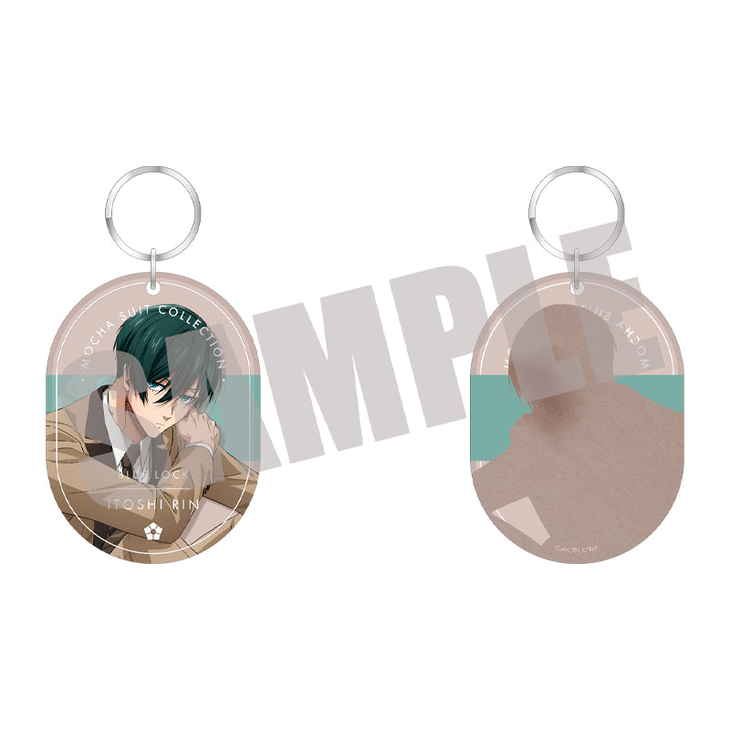 (Goods - Keychain) Blue Lock Acrylic Keychain Rin Itoshi MOCHA SUIT ver.