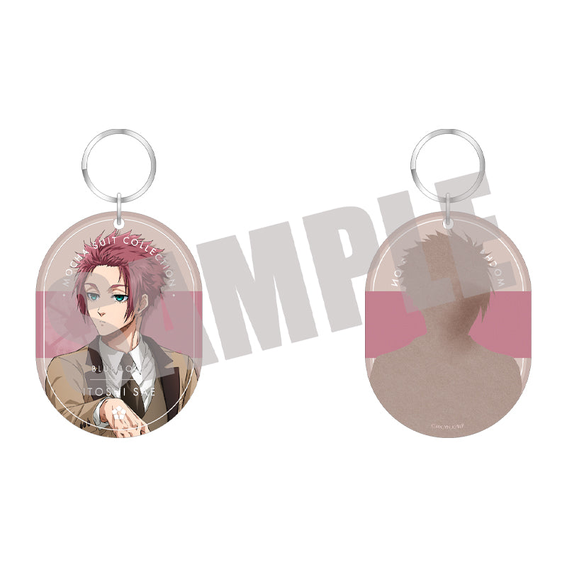 (Goods - Keychain) Blue Lock Acrylic Keychain Sae Itoshi MOCHA SUIT ver.