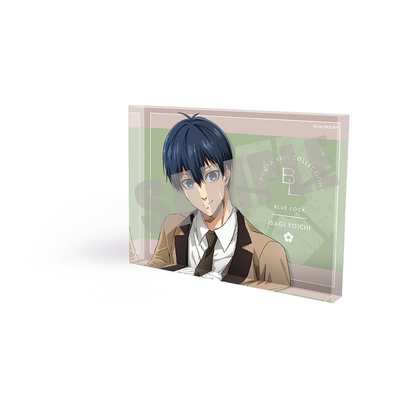 (Goods - Ornament) Blue Lock Acrylic Block Yoichi Isagi MOCHA SUIT ver.