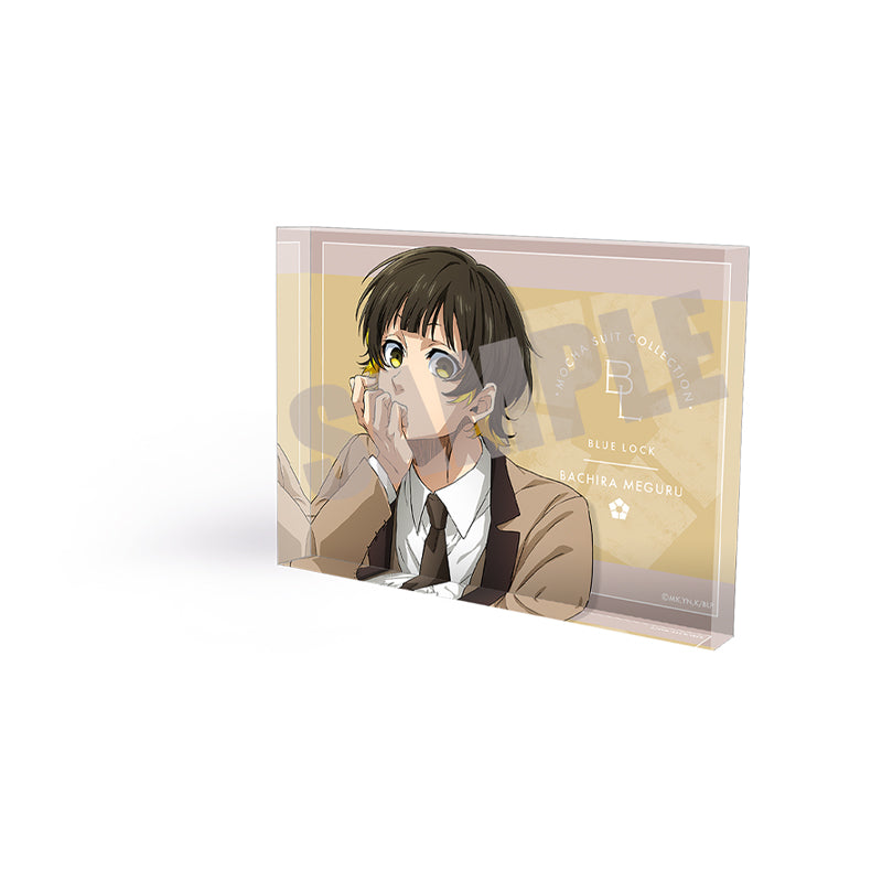 (Goods - Ornament) Blue Lock Acrylic Block Meguru Bachira MOCHA SUIT ver.
