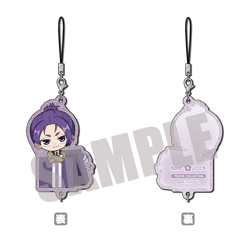 (Goods - Keychain) Blue Lock Glitter Chain Collection Reo Mikage MOCHA ver.