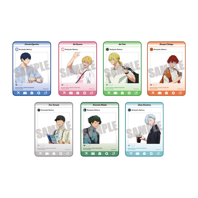 (1BOX=7)(Goods - Card) Oblivion Battery Trading Clear Card Collection TRAVEL ver.
