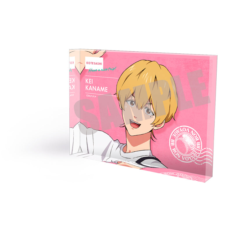 (Goods - Ornament) Oblivion Battery Acrylic Block Kei Kaname TRAVEL ver.