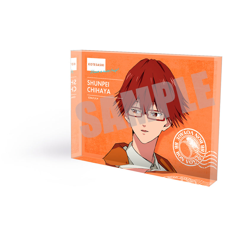 (Goods - Ornament) Oblivion Battery Acrylic Block Shunpei Chihaya TRAVEL ver.
