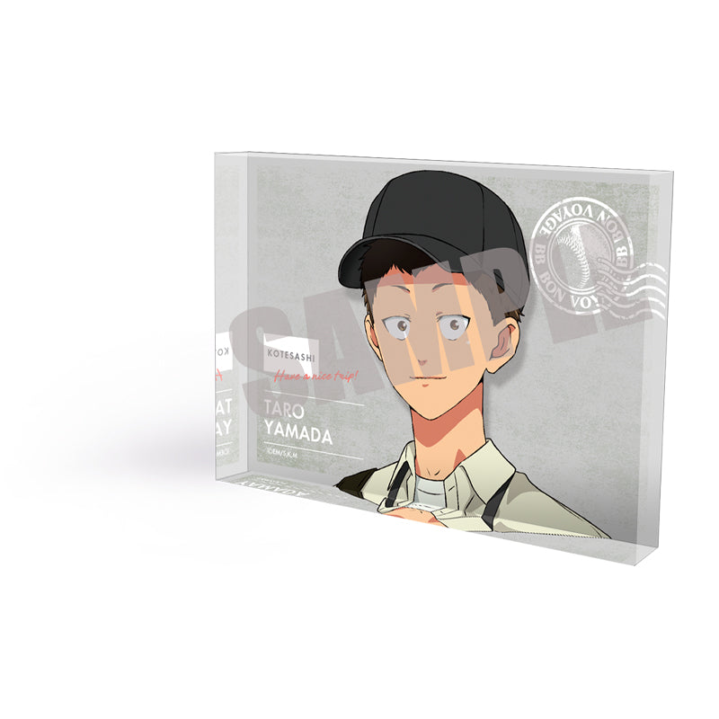 (Goods - Ornament) Oblivion Battery Acrylic Block Taro Yamada TRAVEL ver.