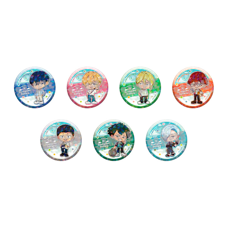 (1BOX=7)(Goods - Badge) Oblivion Battery Trading Holographic Button Badge Travel mini ver.