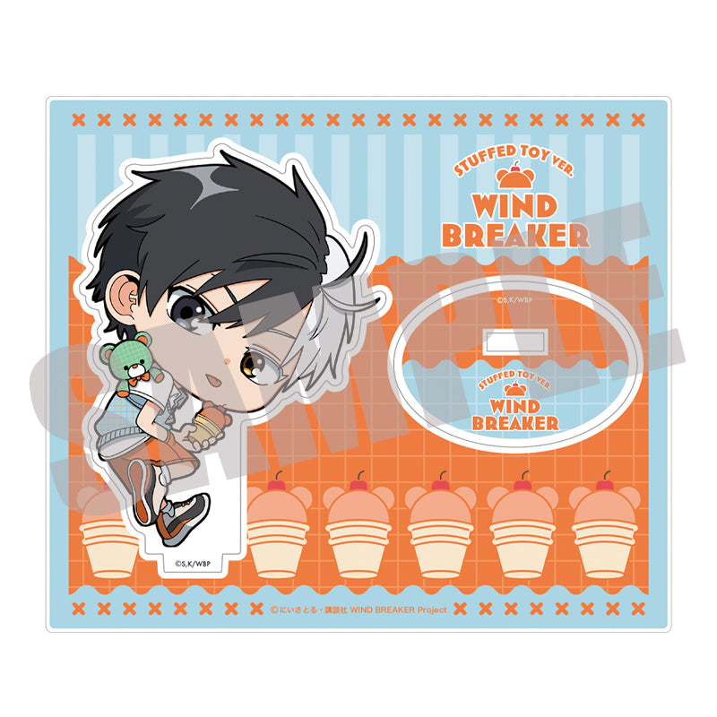 (Goods - Acrylic Stand) WIND BREAKER Acrylic Stand Haruka Sakura STUFFED TOY ver.