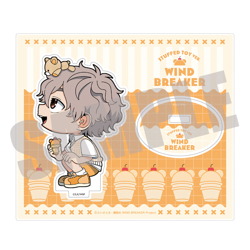 (Goods - Acrylic Stand) WIND BREAKER Acrylic Stand Choji Tomiyama STUFFED TOY ver.