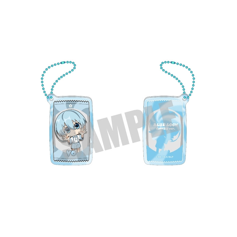 (Goods - Keychain) Blue Lock Mini Acrylic Keychain Yo Hiori CANDY ver.