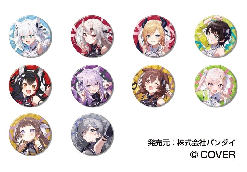 (1BOX=10)(Goods - Badge) hololive 6th fes. Color Rise Harmony CAN Badge F BOX - stage 3