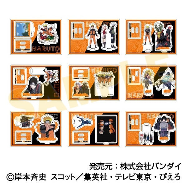 (1BOX=9)(Goods - Acrylic Stand) NARUTO Shippuden Acrylic StandCollection -NARUTO 72 series-