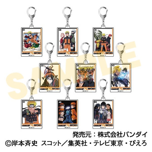 (1BOX=9)(Goods - Keychain) NARUTO Shippuden Acrylic Keychain -NARUTO 72 series-