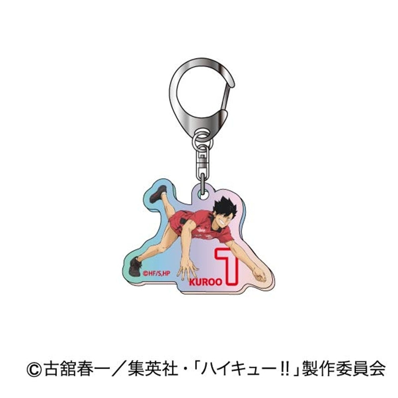 (1BOX=8)(Goods - Keychain) Haikyu!! Iridescent Acrylic Keychain Vol. 2