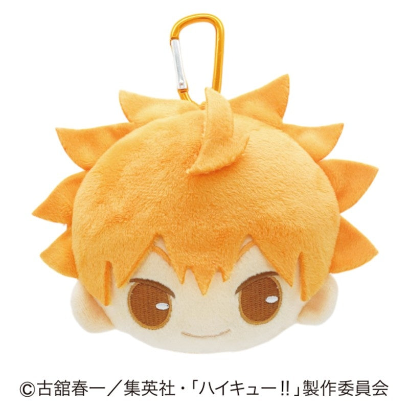 (Goods - Pouch) Haikyu!! Fuwatto Face Pouch w/ Carabiner 01 Shoyo Hinata