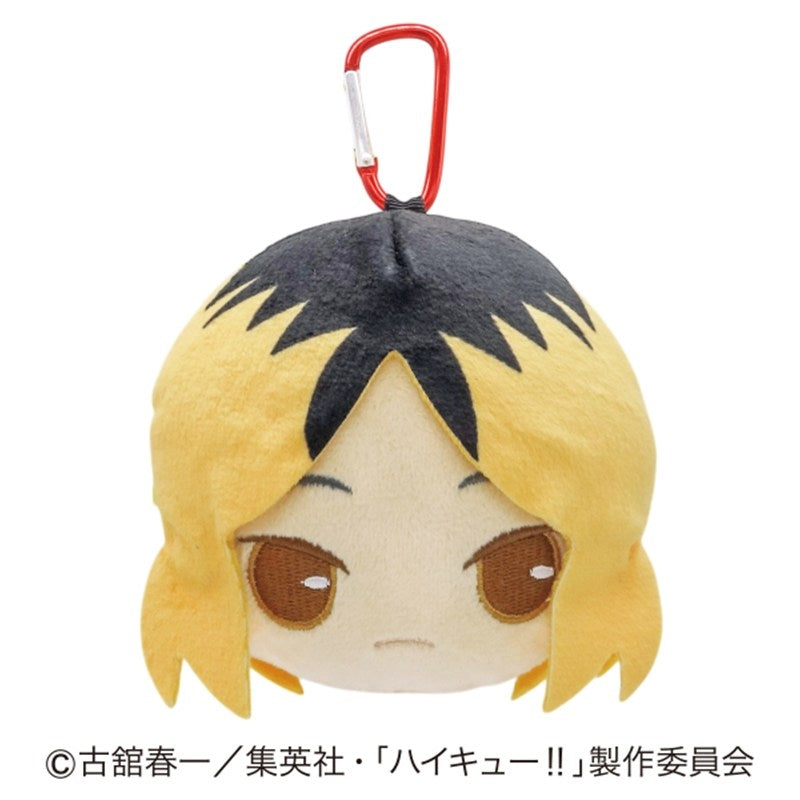 (Goods - Pouch) Haikyu!! Fuwatto Face Pouch w/ Carabiner 04 Kenma Kozume