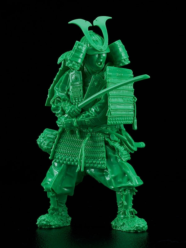 (Plastic Model Kit) PLAMAX Kamakura Period Armored Warrior: Green Color Edition 1/12