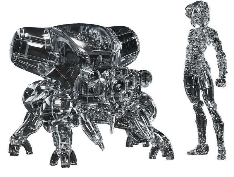 (Plastic Model Kit) Ghost in the Shell PLAMAX minimum factory MF-96 Motoko Kusanagi with Fuchikoma: Active Camouflage Ver. 1/20 Plastic Model