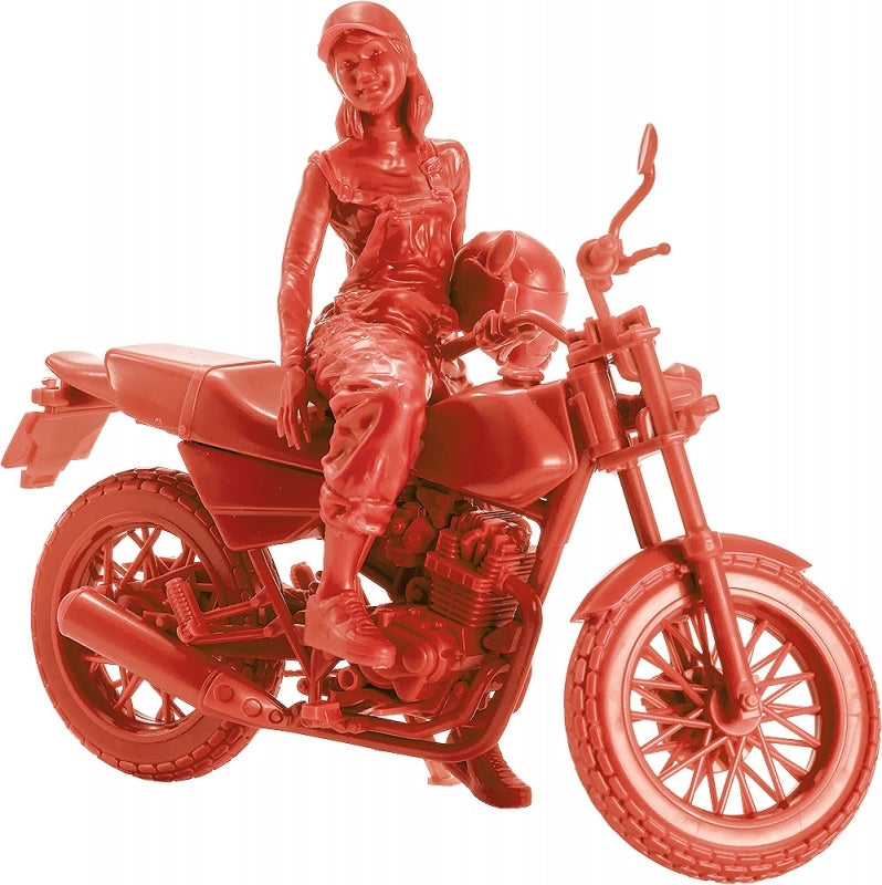 (Plastic Model Kit) PLAMAX MF-103 Rider's portrait Honda FTR 223 Red 1/20