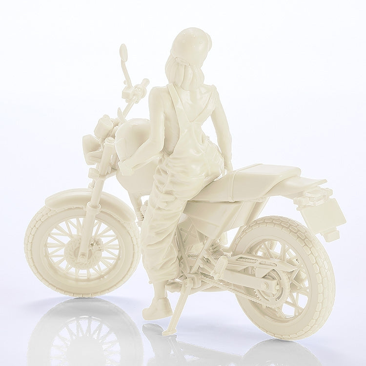 (Plastic Model Kit) PLAMAX MF-103 Rider's portrait Honda FTR 223 White 1/20