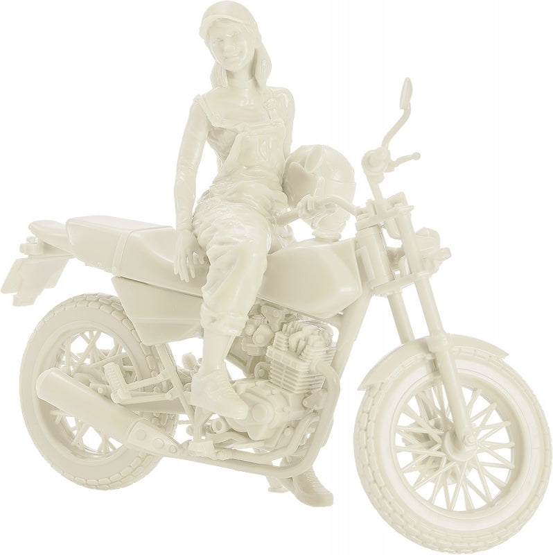 (Plastic Model Kit) PLAMAX MF-103 Rider's portrait Honda FTR 223 White 1/20